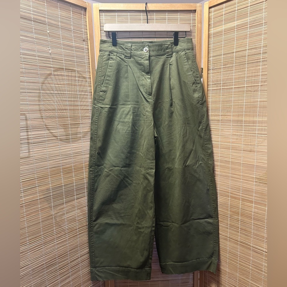 Old Navy Olive Green Wide Leg Trousers